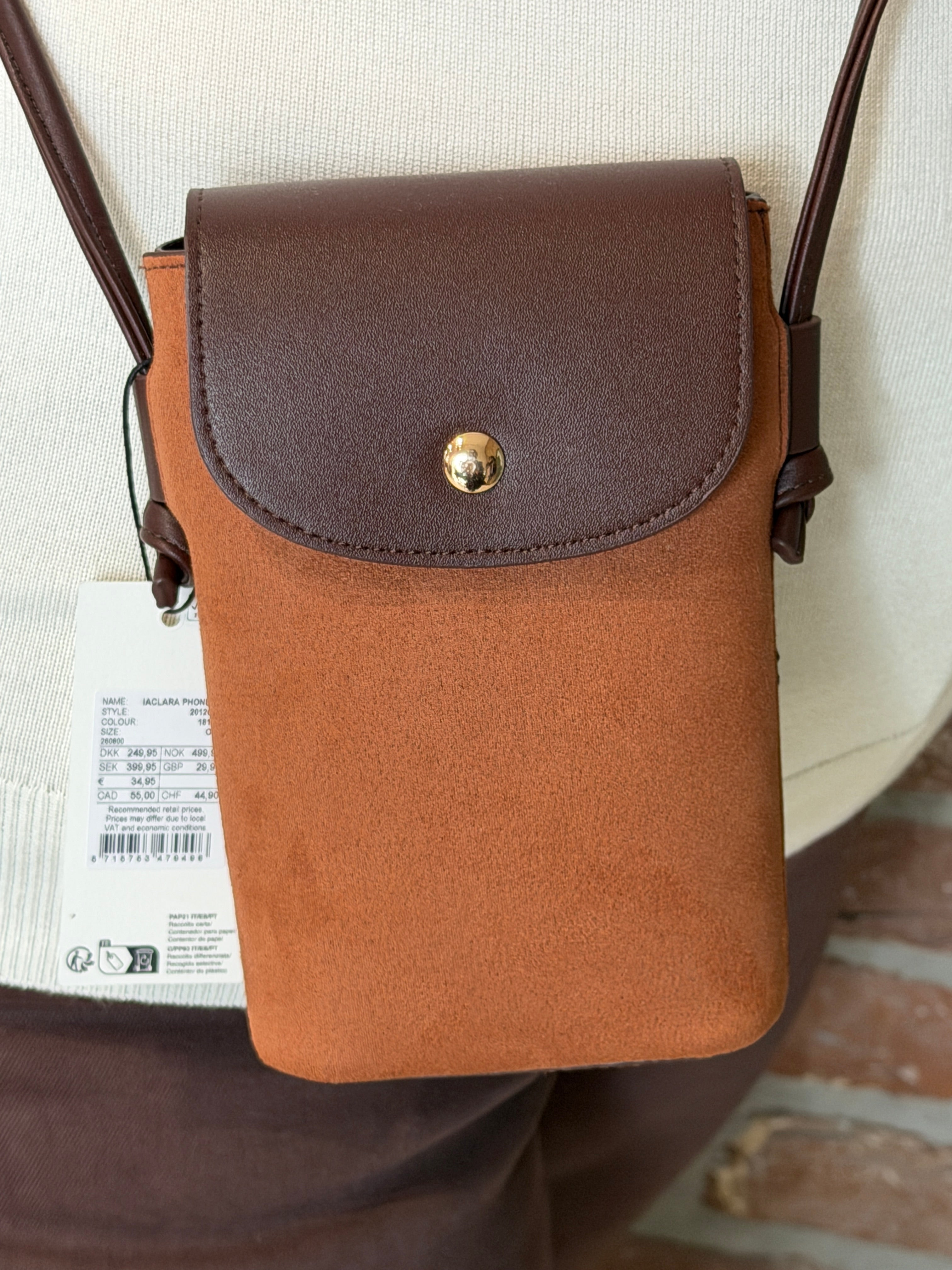 Phone bag in Toasted