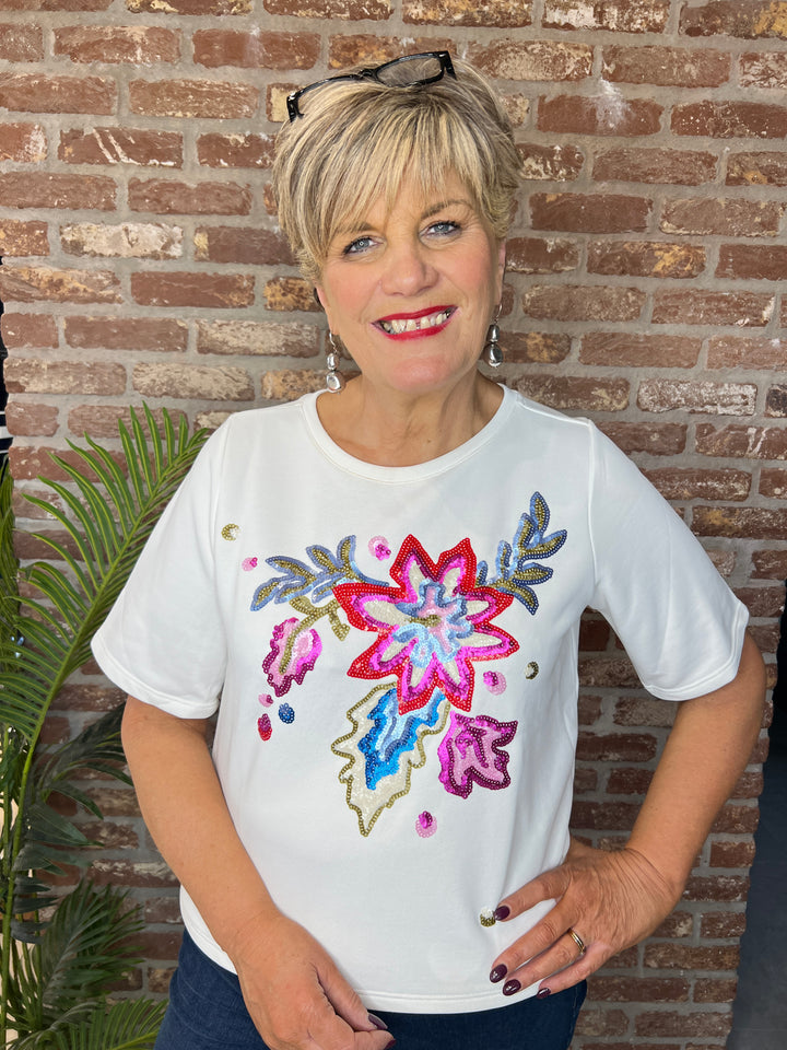 Milano Italy Sequence Sweatshirt In Off White