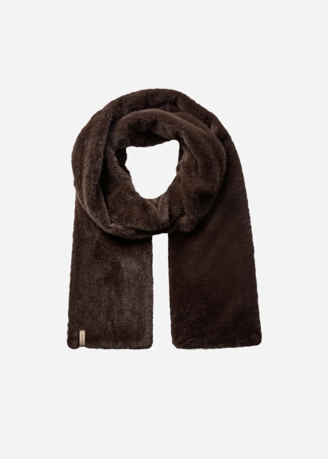 Soya Concept Vendla Fur scarf in dark plum