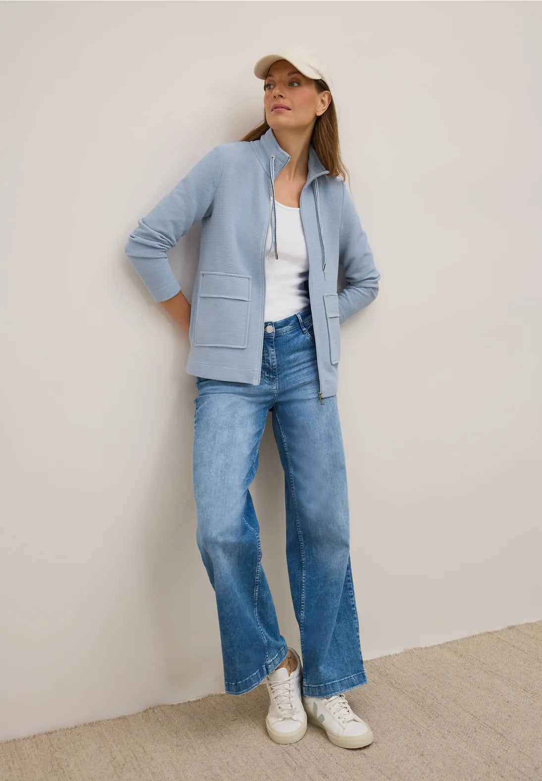 Cecil Ottoman Jacket In Mountain Blue