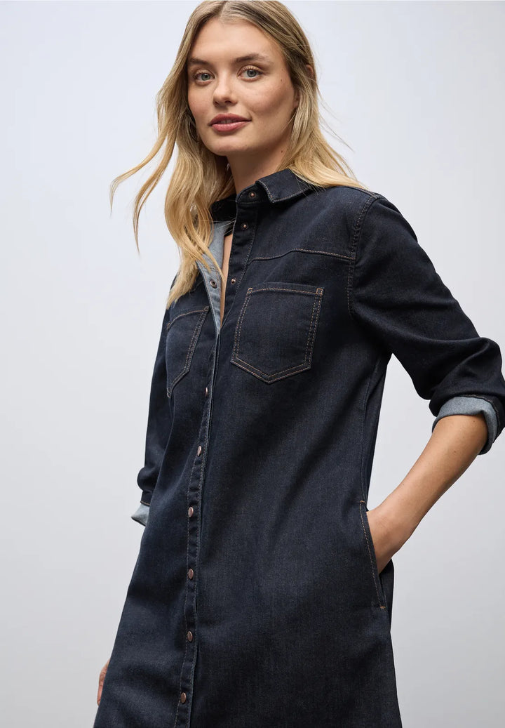 Street One Rinsed Look Denim Dress