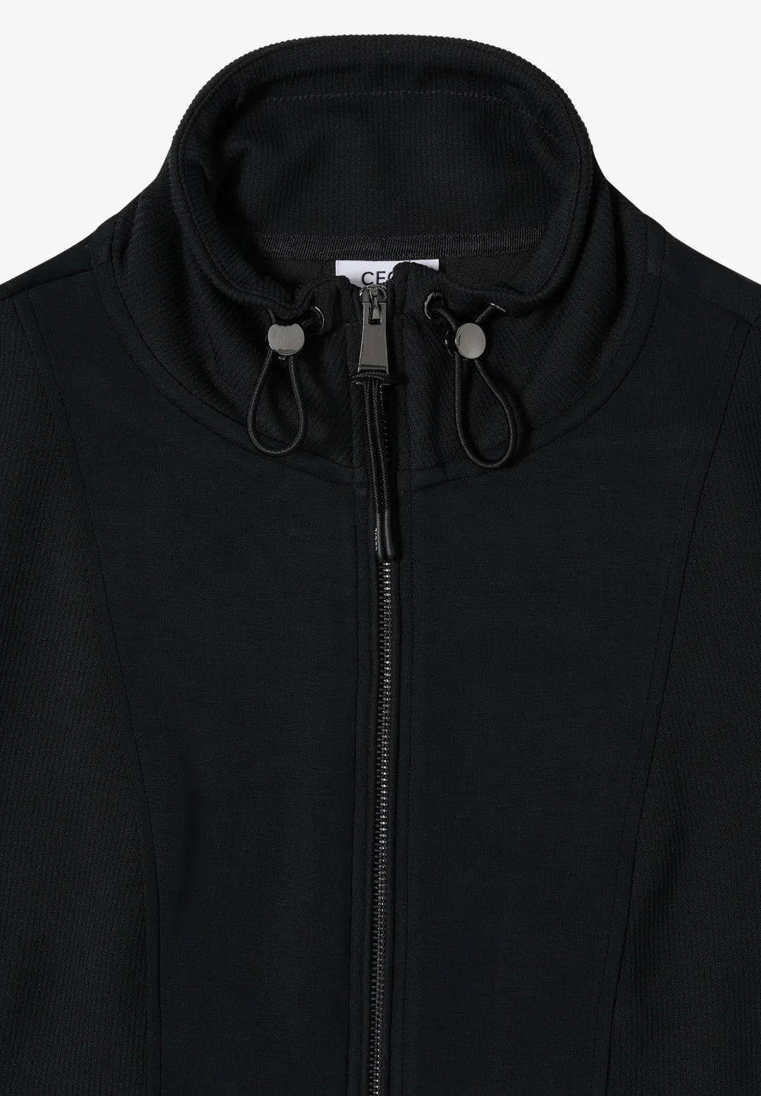 Cecil Sportive Sweat Jacket  In Black