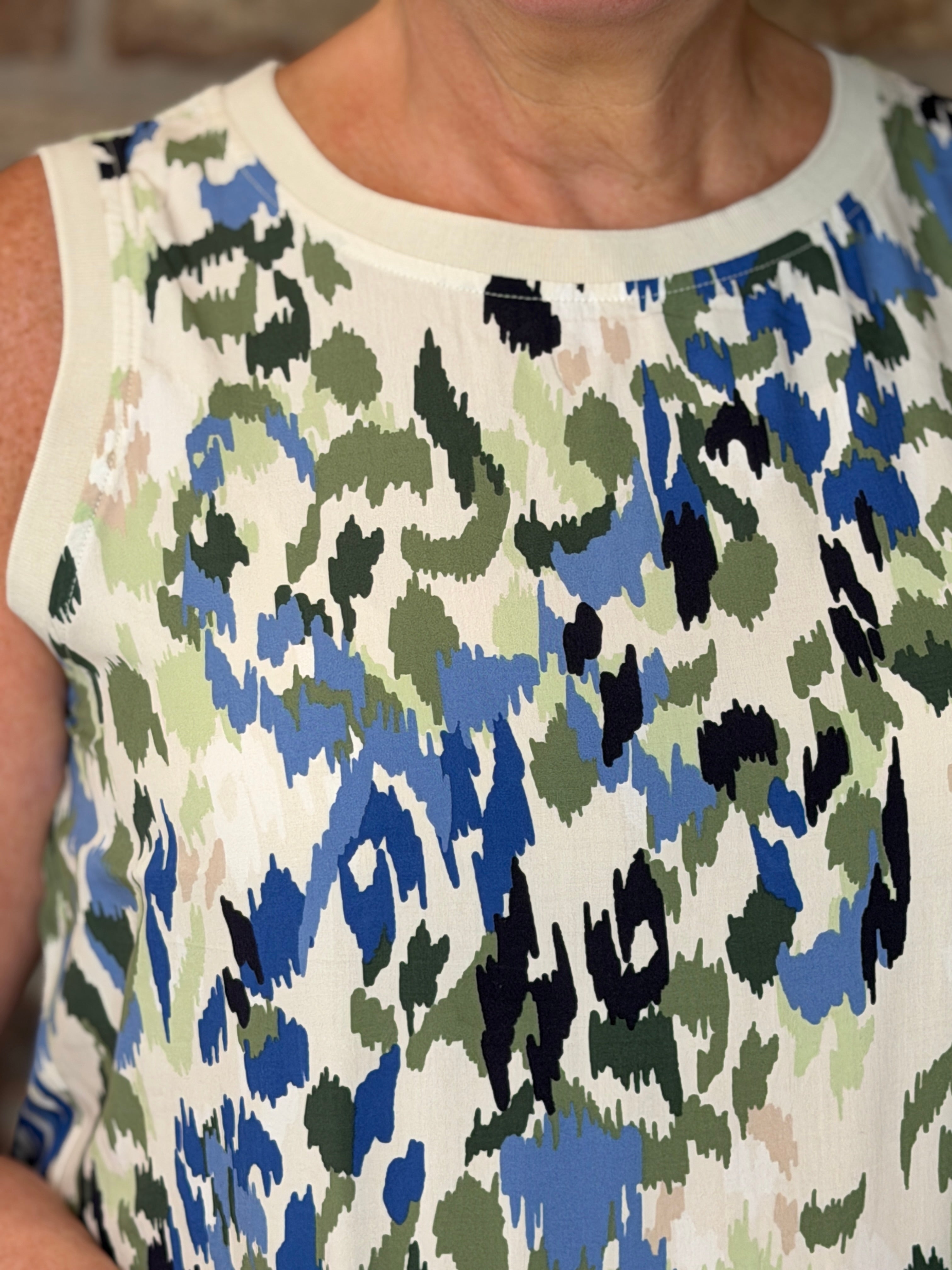 Cecil Sleeveless Top In Cashmere Beige