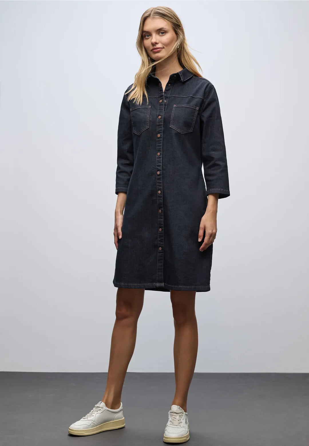 Street One Rinsed Look Denim Dress