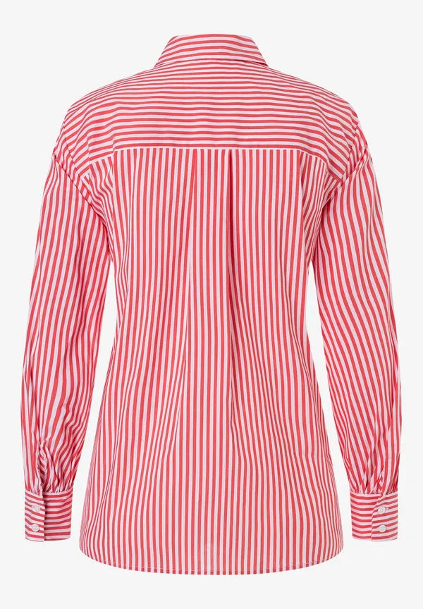 More & More Striped Shirt In Red multi