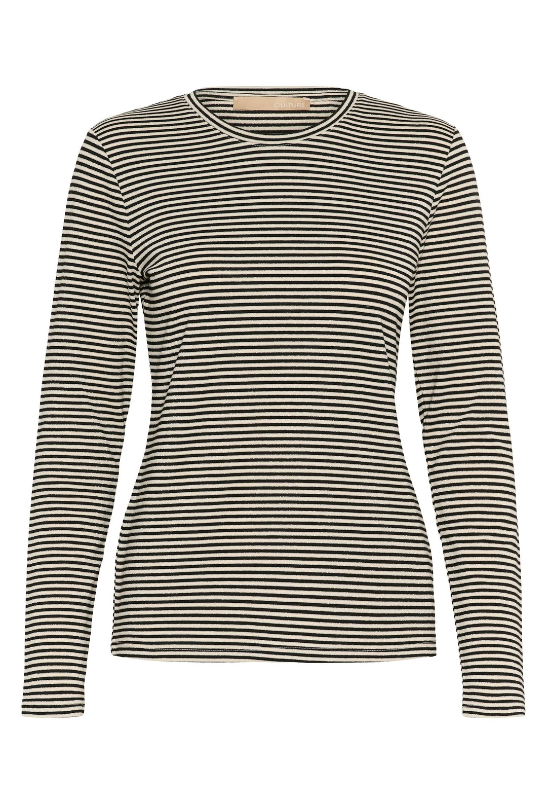 Culture Striped Top In Black & White