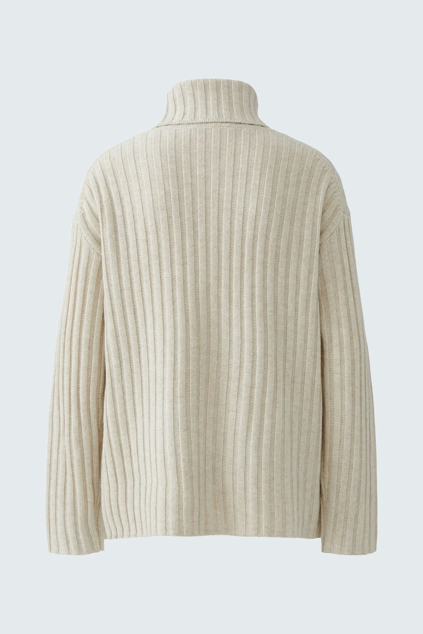 Oui Roll neck Jumper In Cream