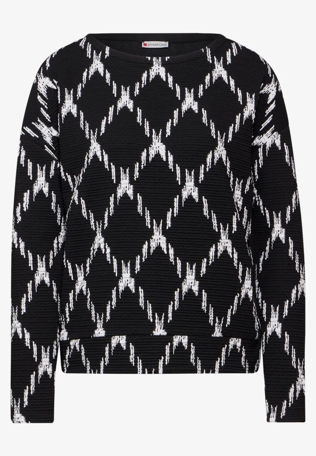 Street One Structured Jumper In Black