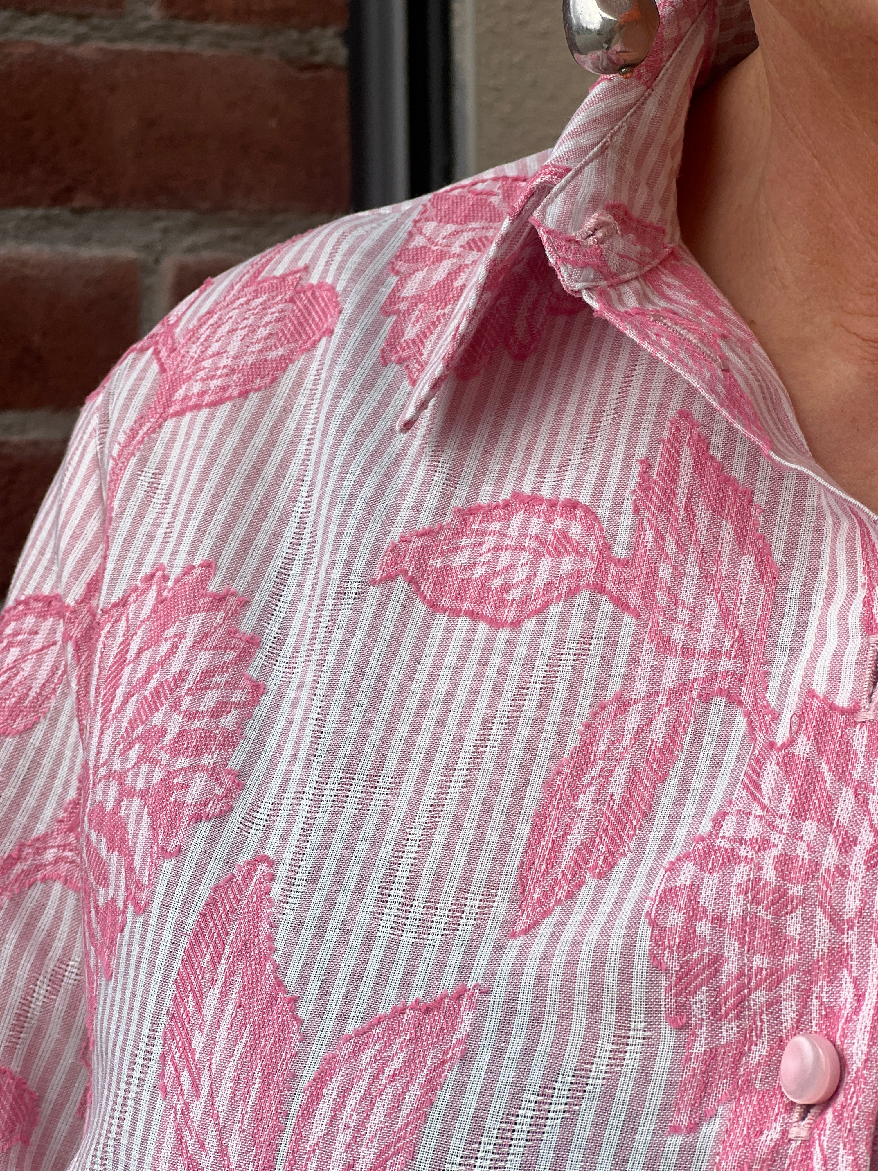 Nümph Floral Shirt in Prism Pink