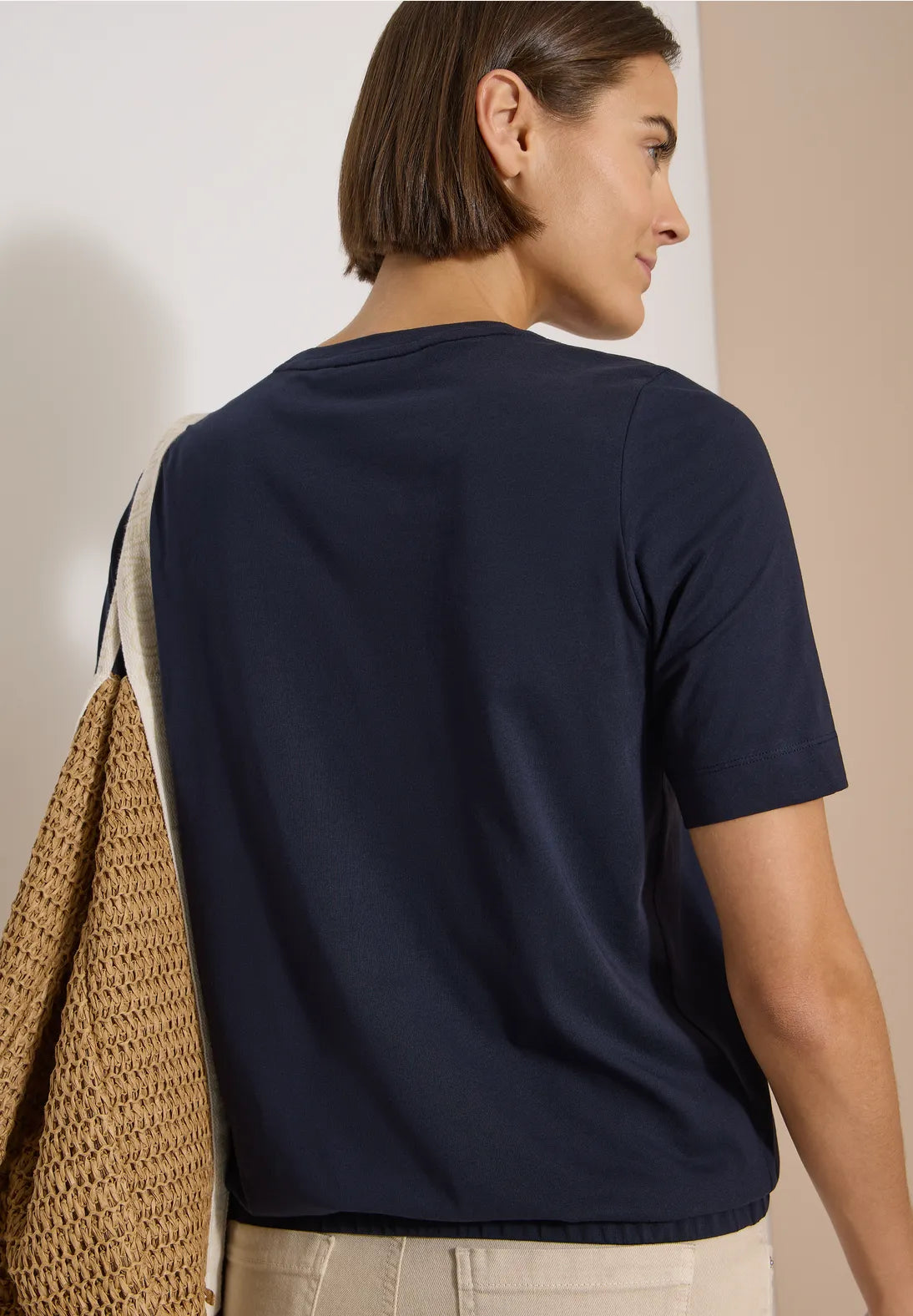 Cecil Multicoloured T-shirt In Urban Dark Blue