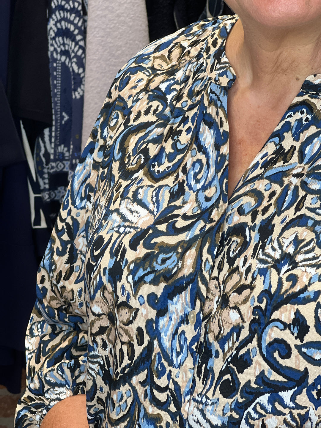 Soya Concept Vava Blouse In Dark Blue