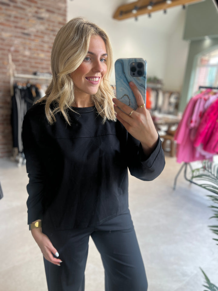 Deck By Decollage Leisure Top In Black