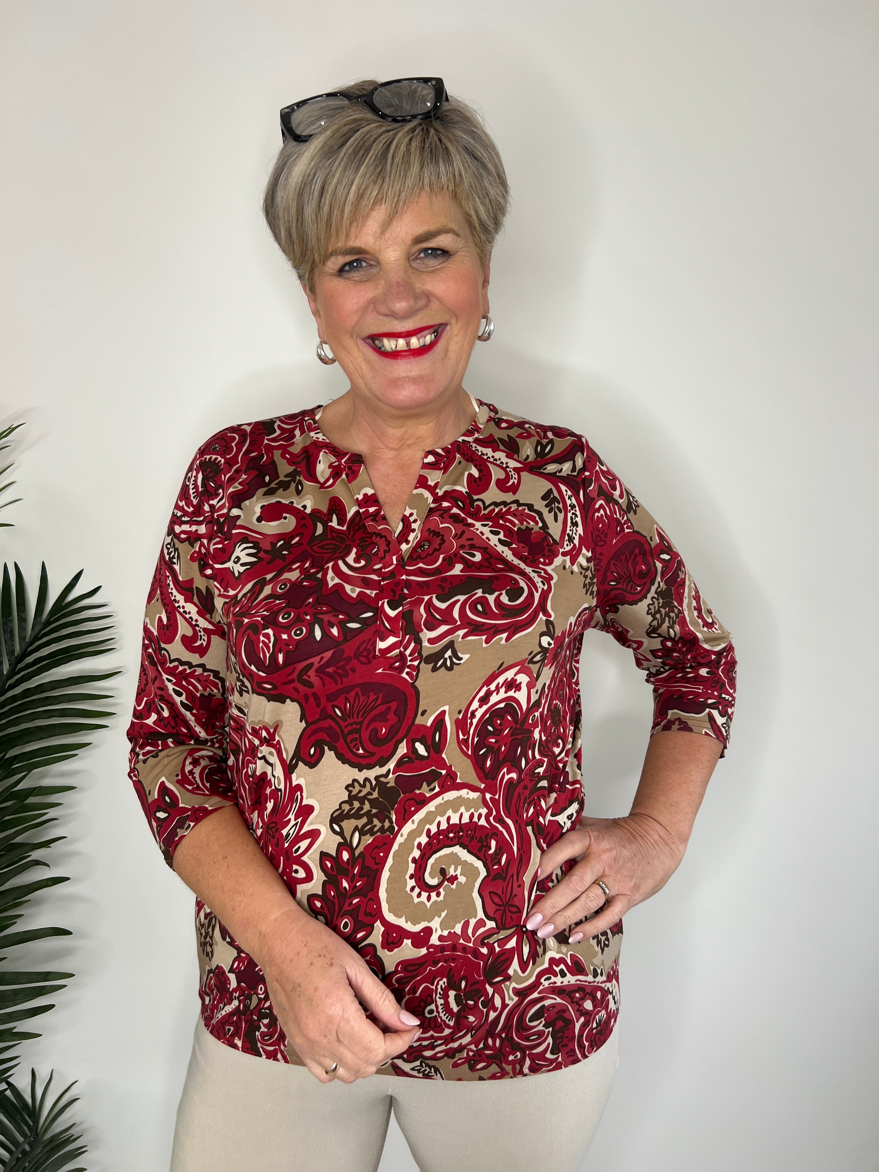 Soya Concept Felicity Top In Red