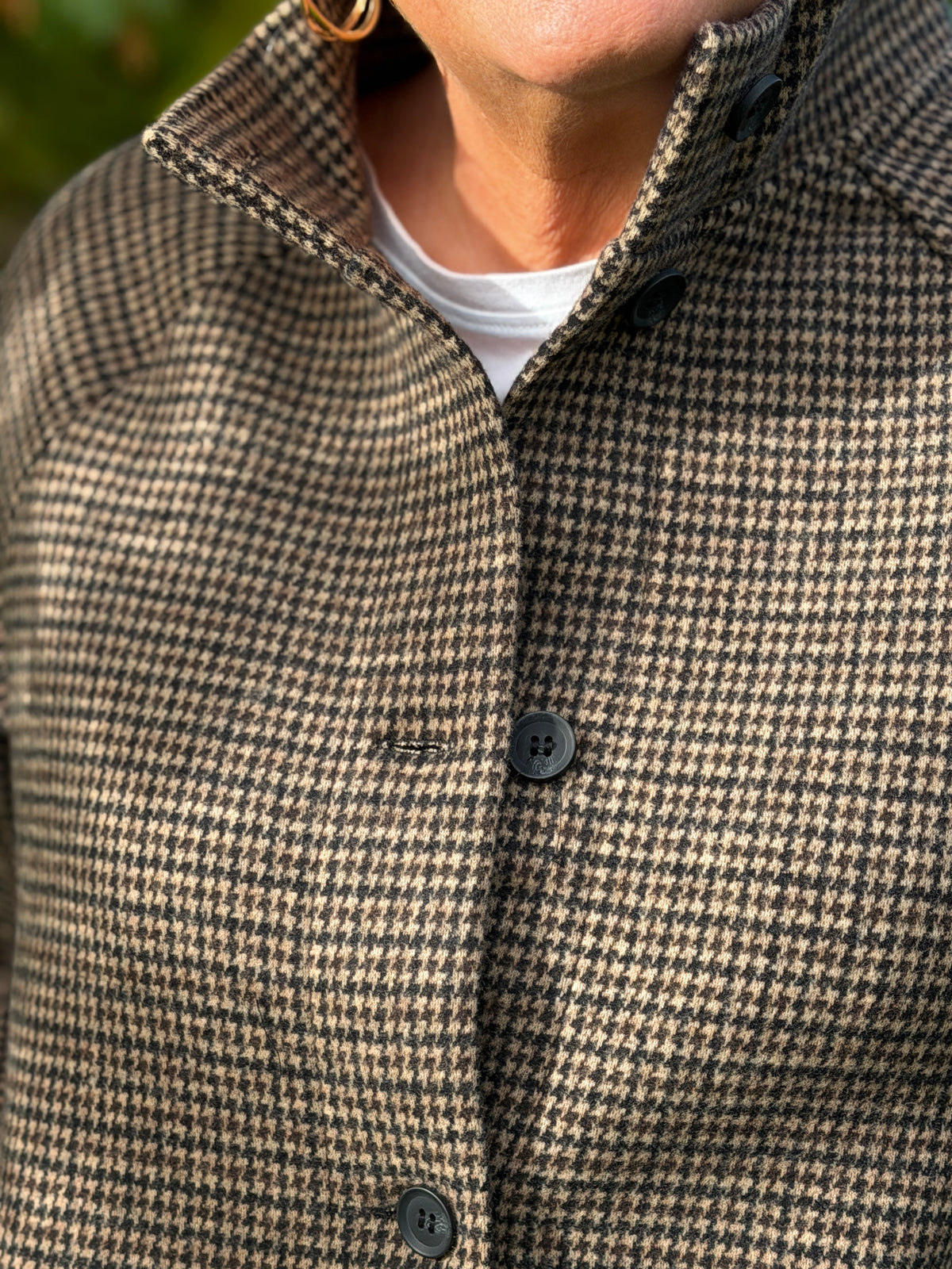Hasti houndstooth check jacket in multi