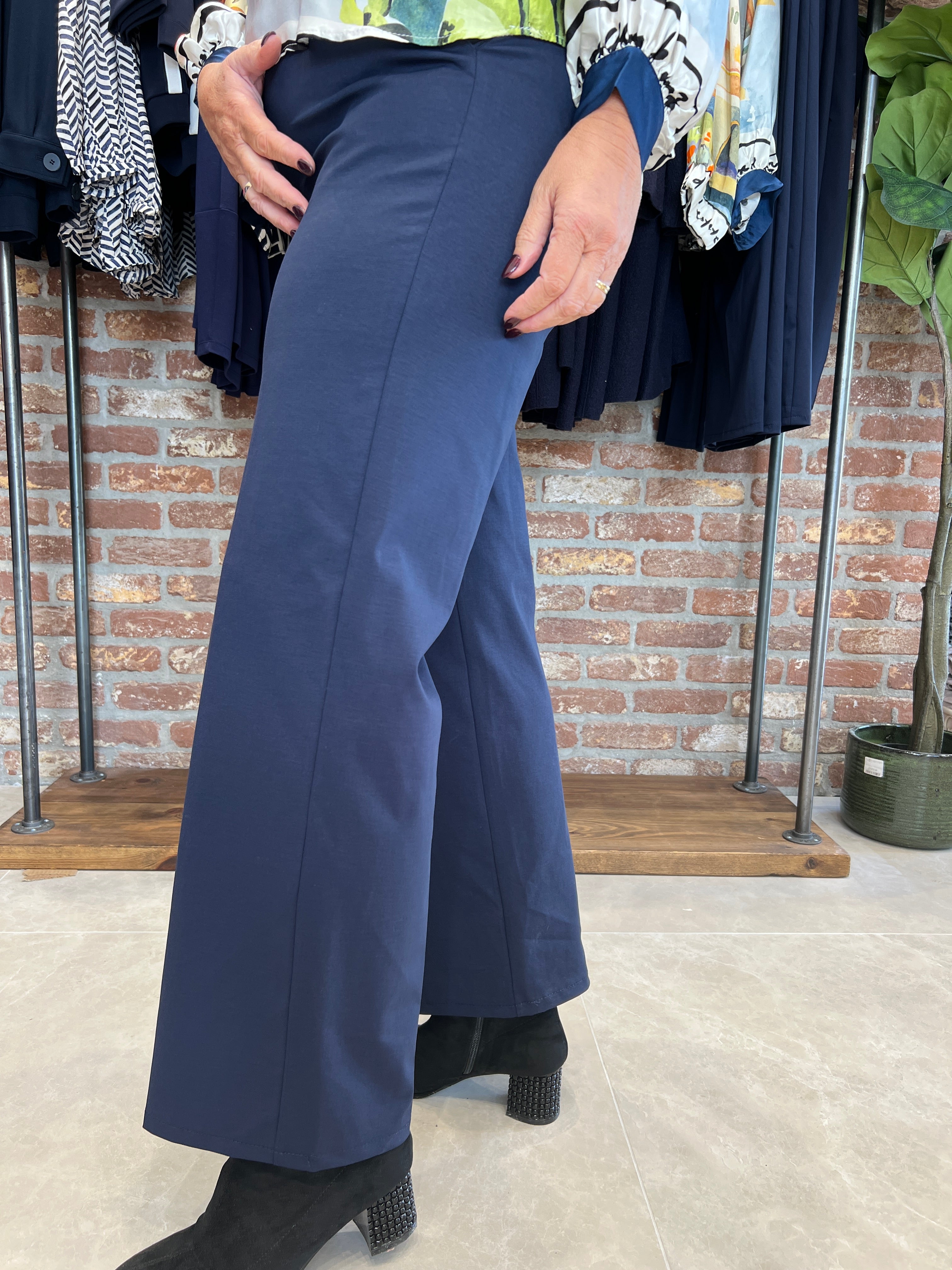 Deck By Decollage Trousers In Navy
