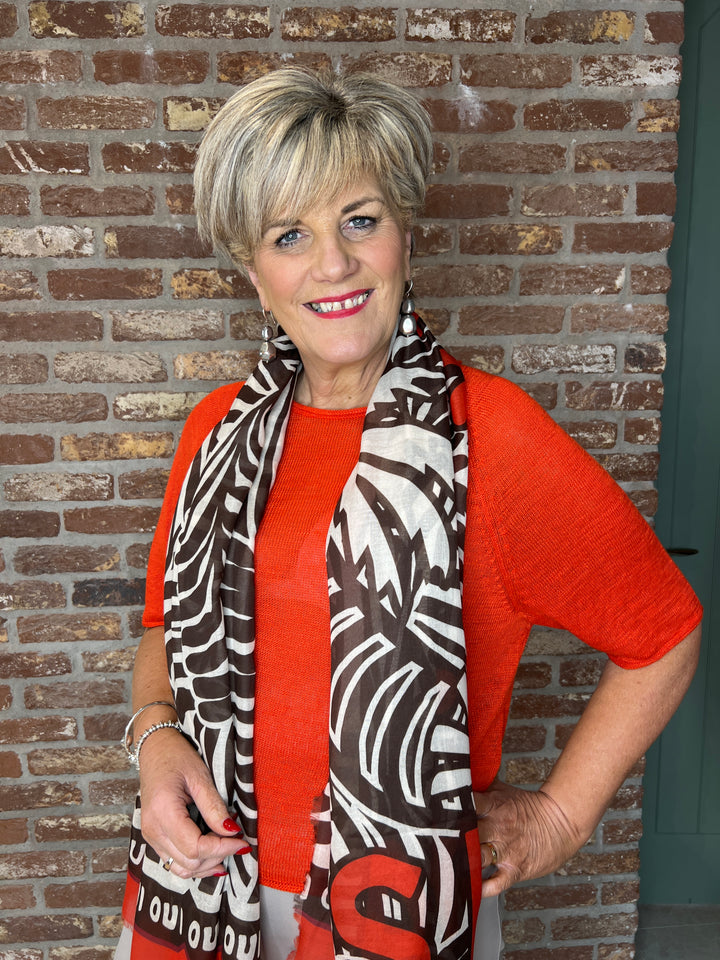 Oui Pure Linen Pullover In Pinciana