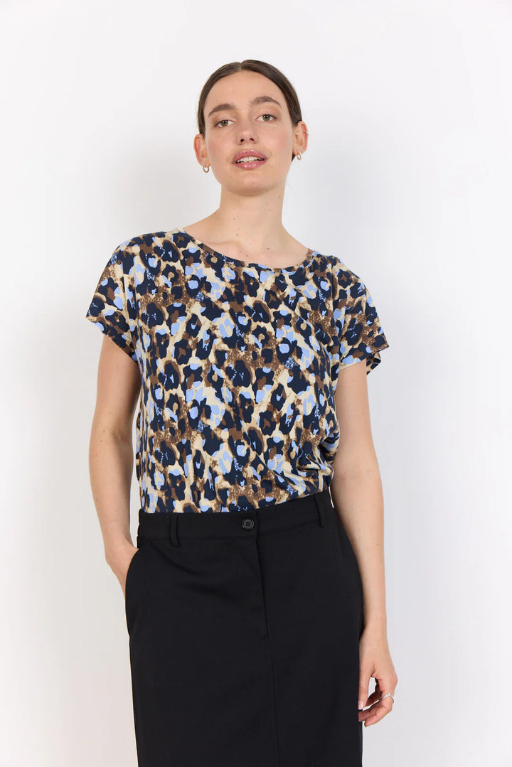 Soya Concept Felicity T-shirt In Light Blue