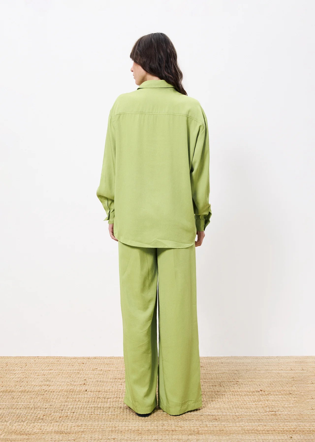 FRNCH Palmina Trousers In Lime Green