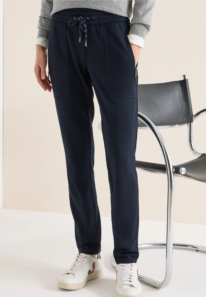 Cecil Tracey Trousers In Navy