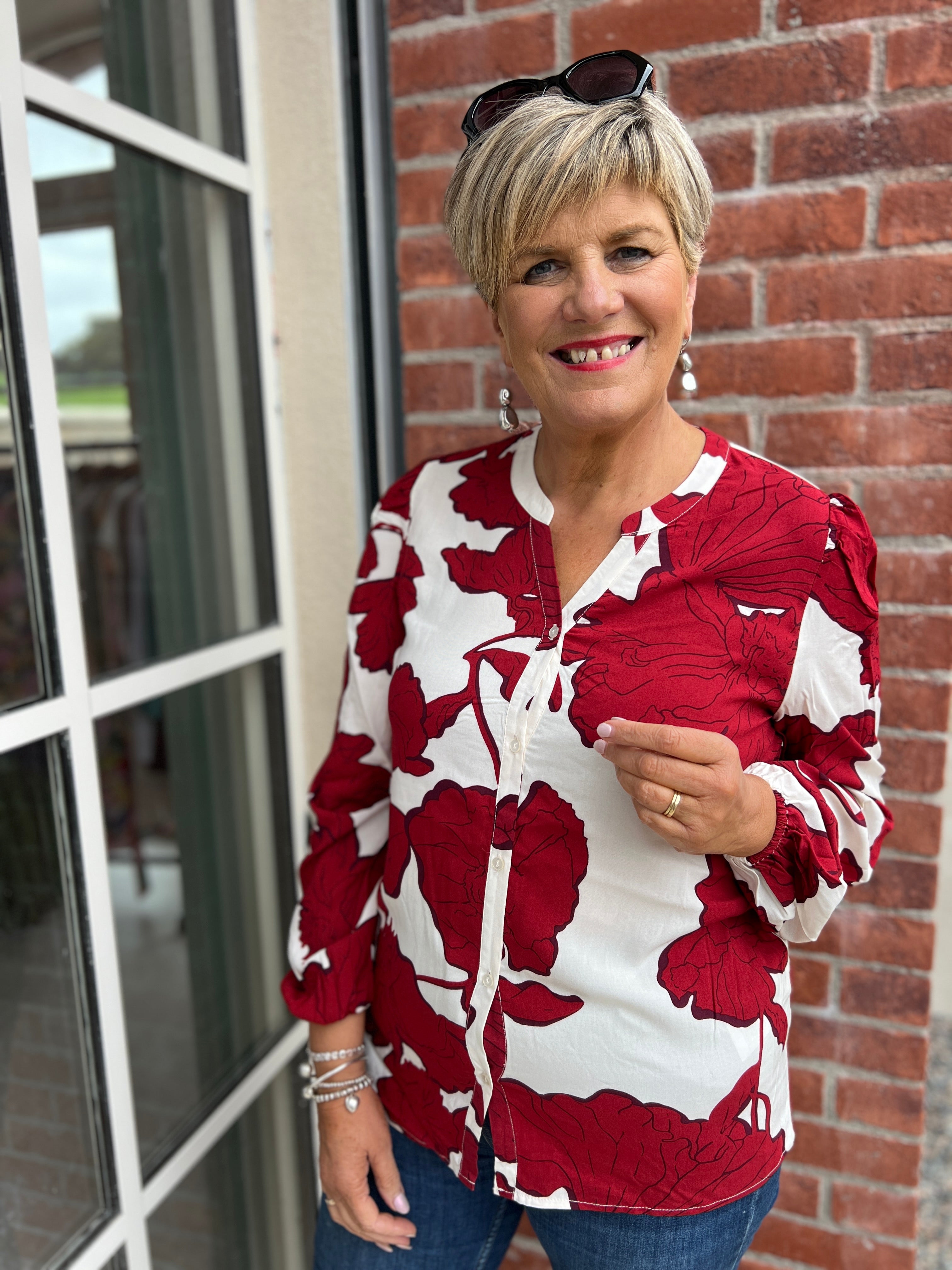 Soya Concept Vigdis Blouse In Red