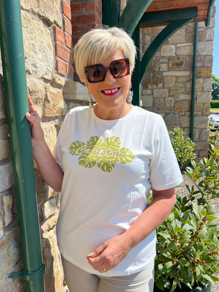 Culture Cuace T-shirt In Spring Gardenia
