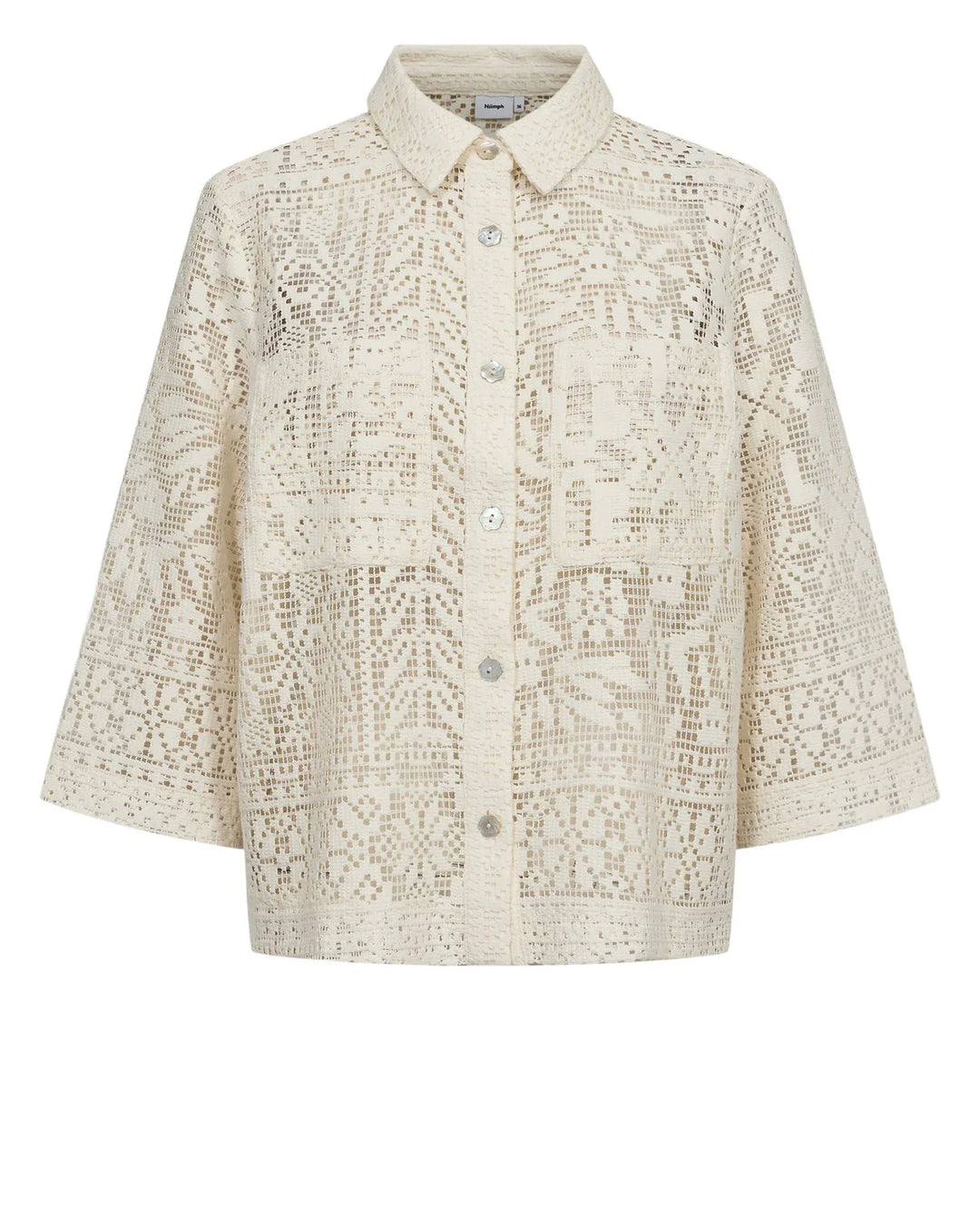 Nümph Nuwivki Shirt In Cloud Dancer