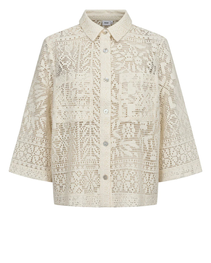 Nümph Nuwivki Shirt In Cloud Dancer