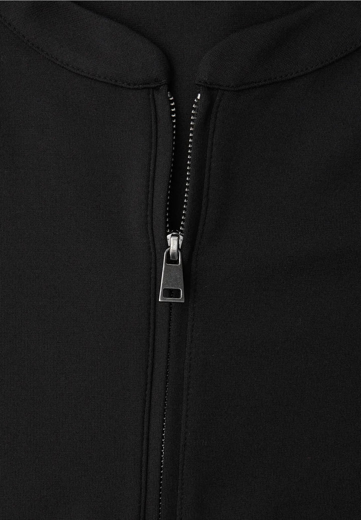 Street One Jersey Zip Dress In Black