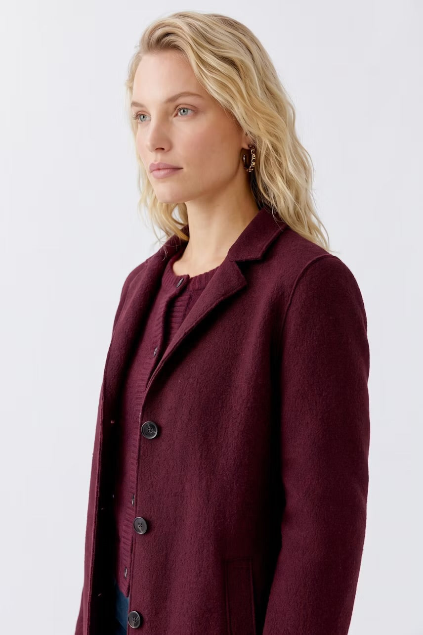 Mayson Boiled coat In bramble berry