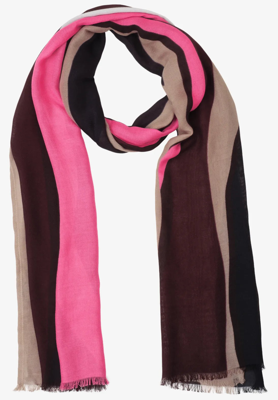 Patterned scarf in multi