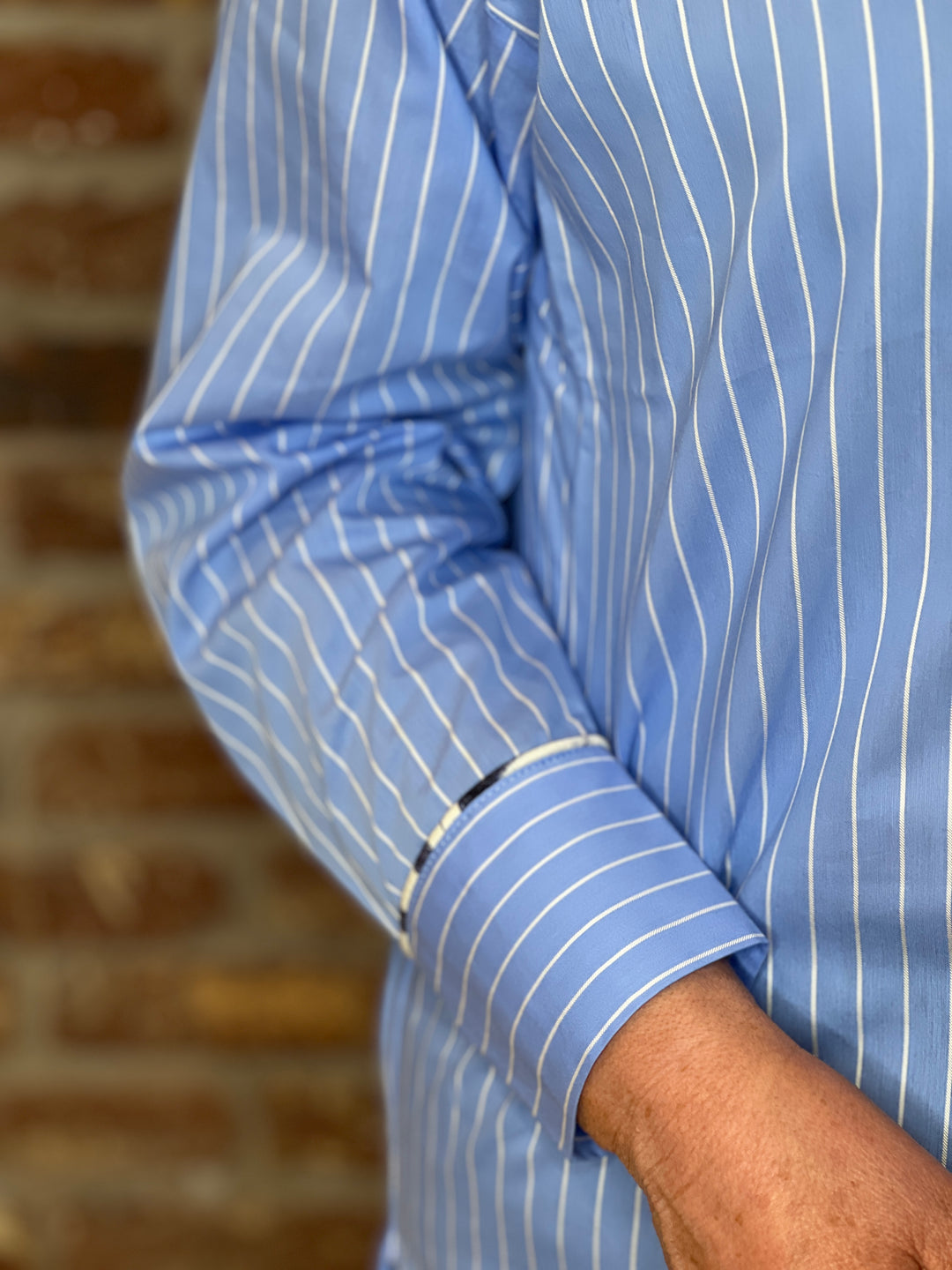 Nümph Nuaviva Striped Shirt In Hydrangea