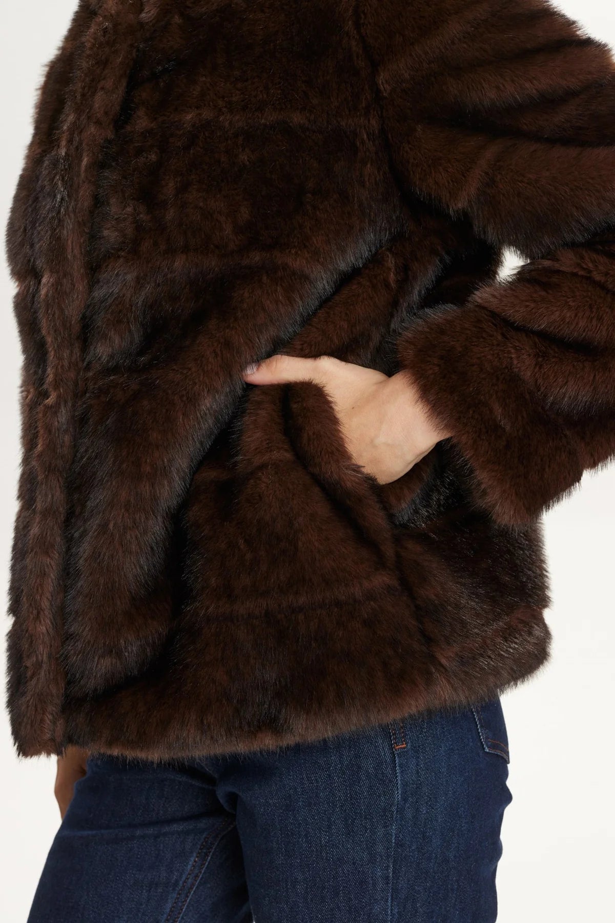Nümph Nuwindall Jacket In Black Coffee