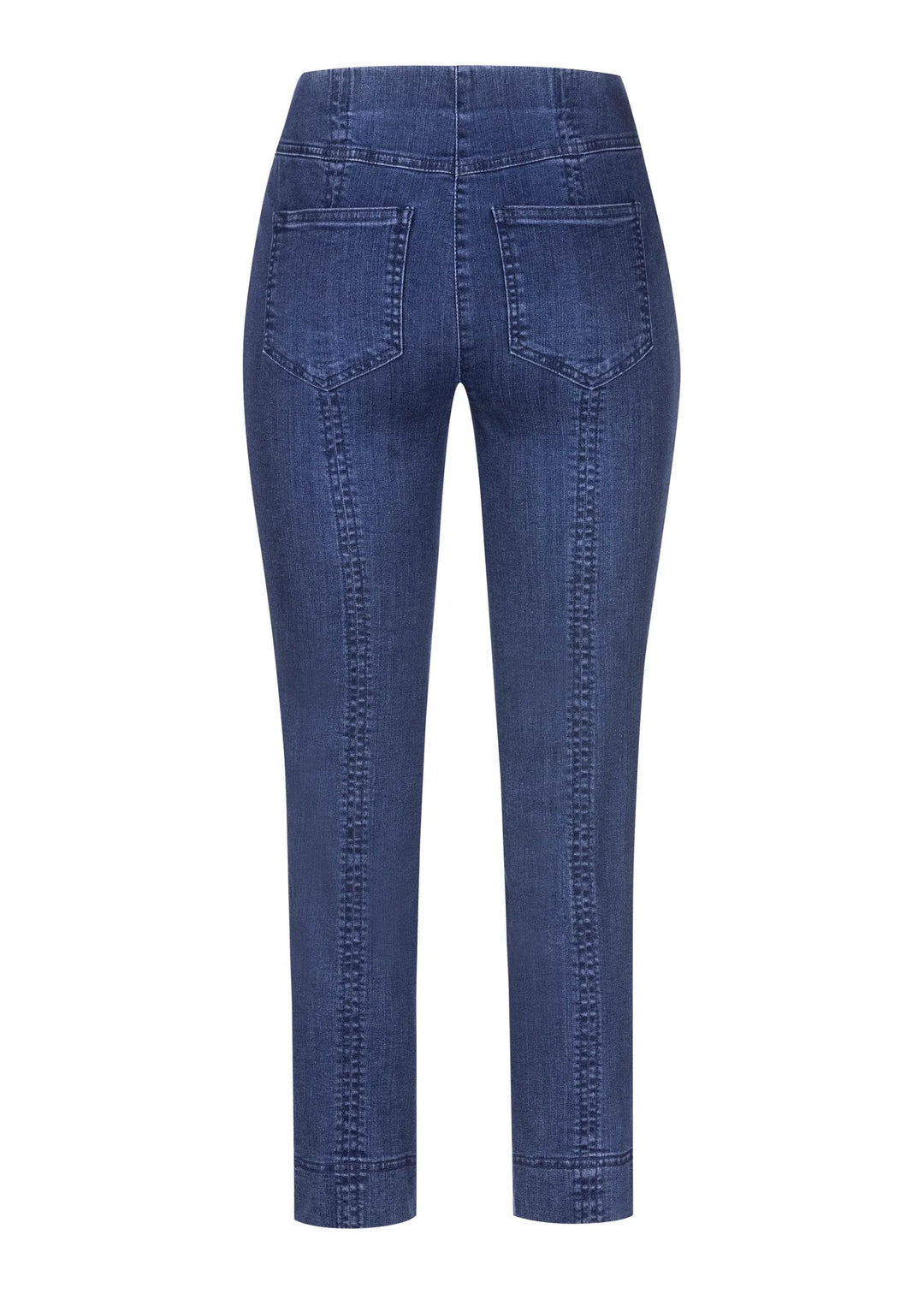 Stehmann Igor Pull on 6/8 Jeans In Fjord Navy