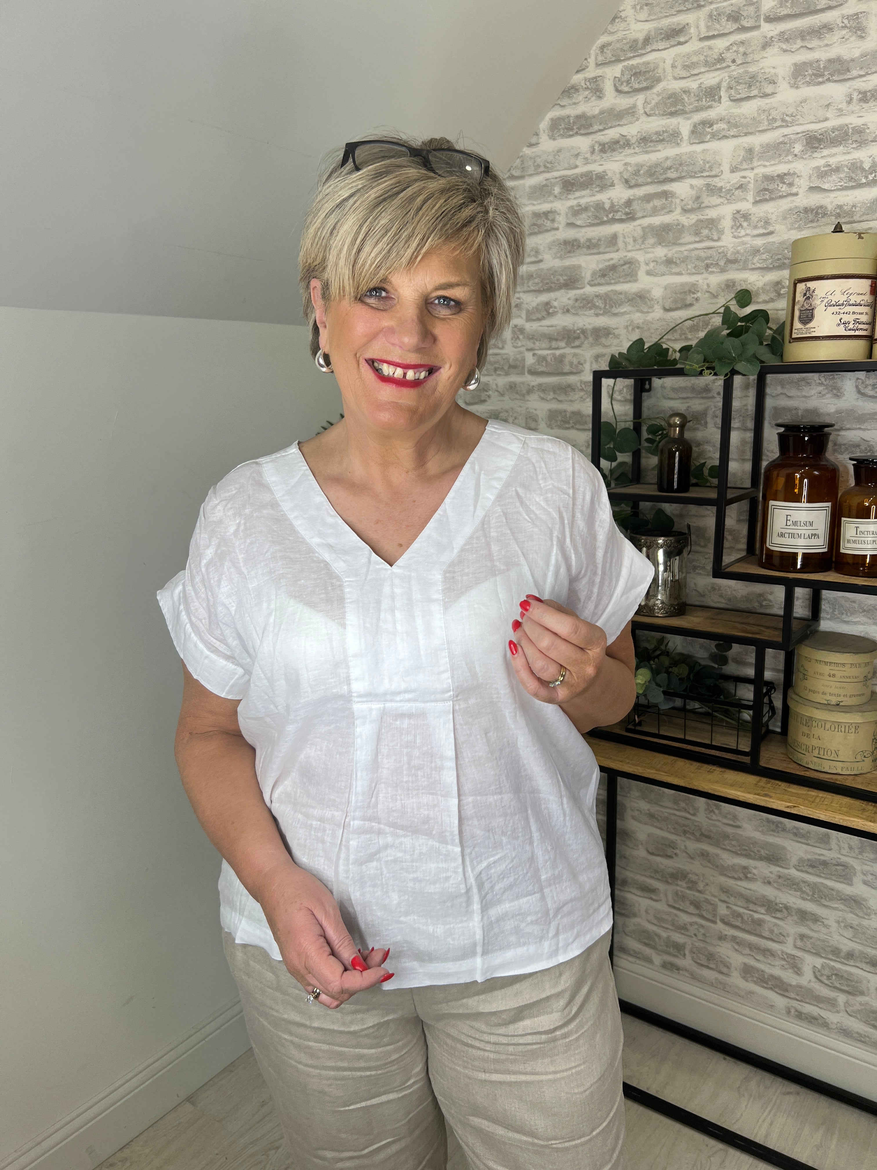 Masai Braidy Blouse In White