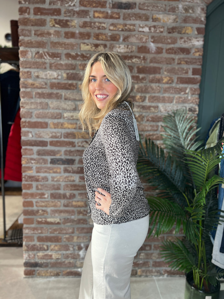 Street One Leo Top In Molten Earth