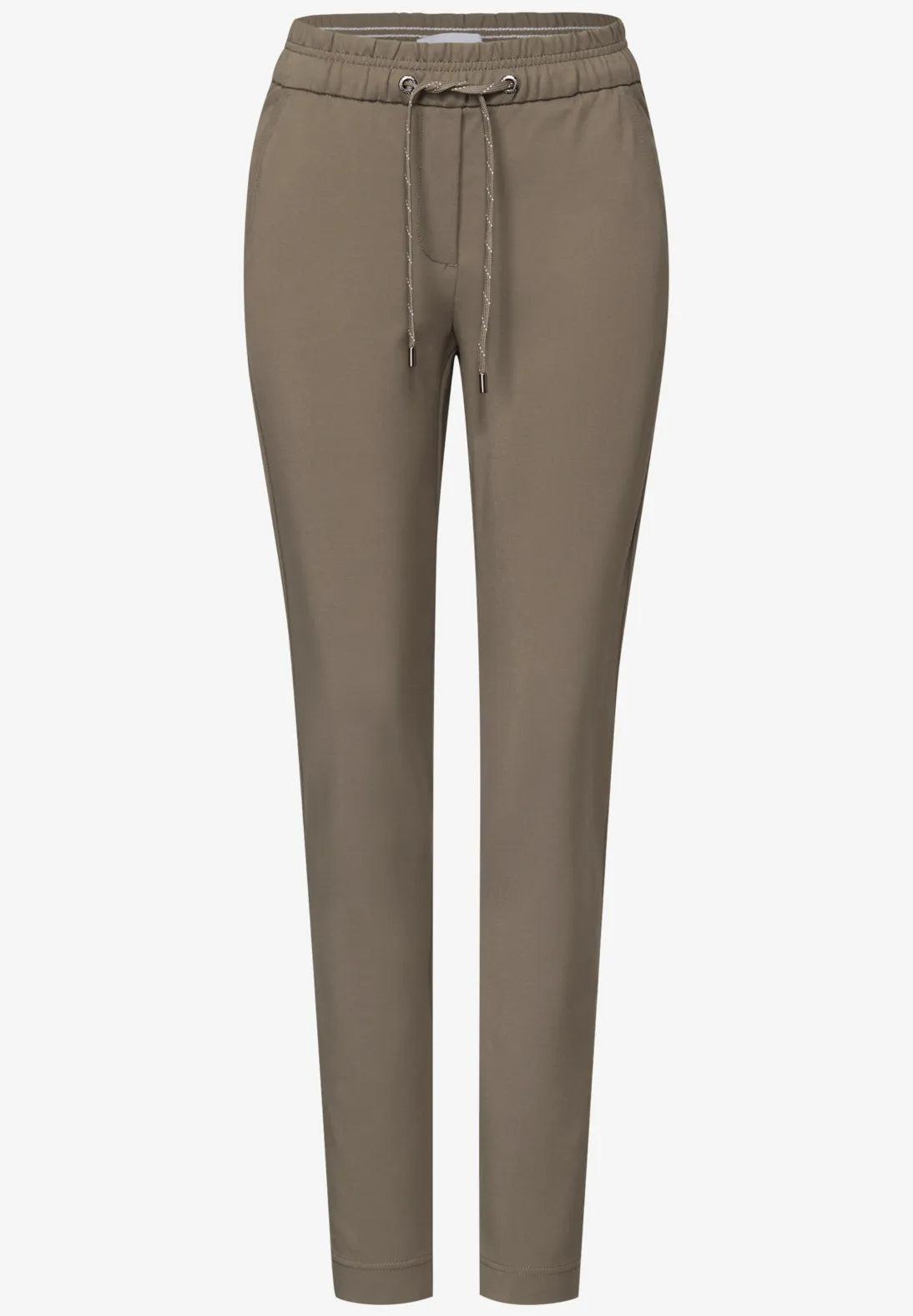 Cecil Tracey Trousers In Natural Taupe