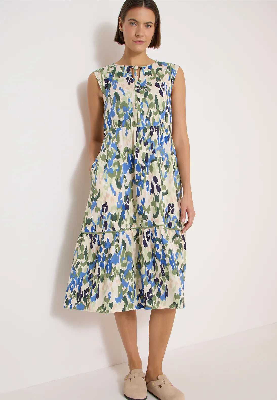 Cecil Midi Dress In Cashmere Beige