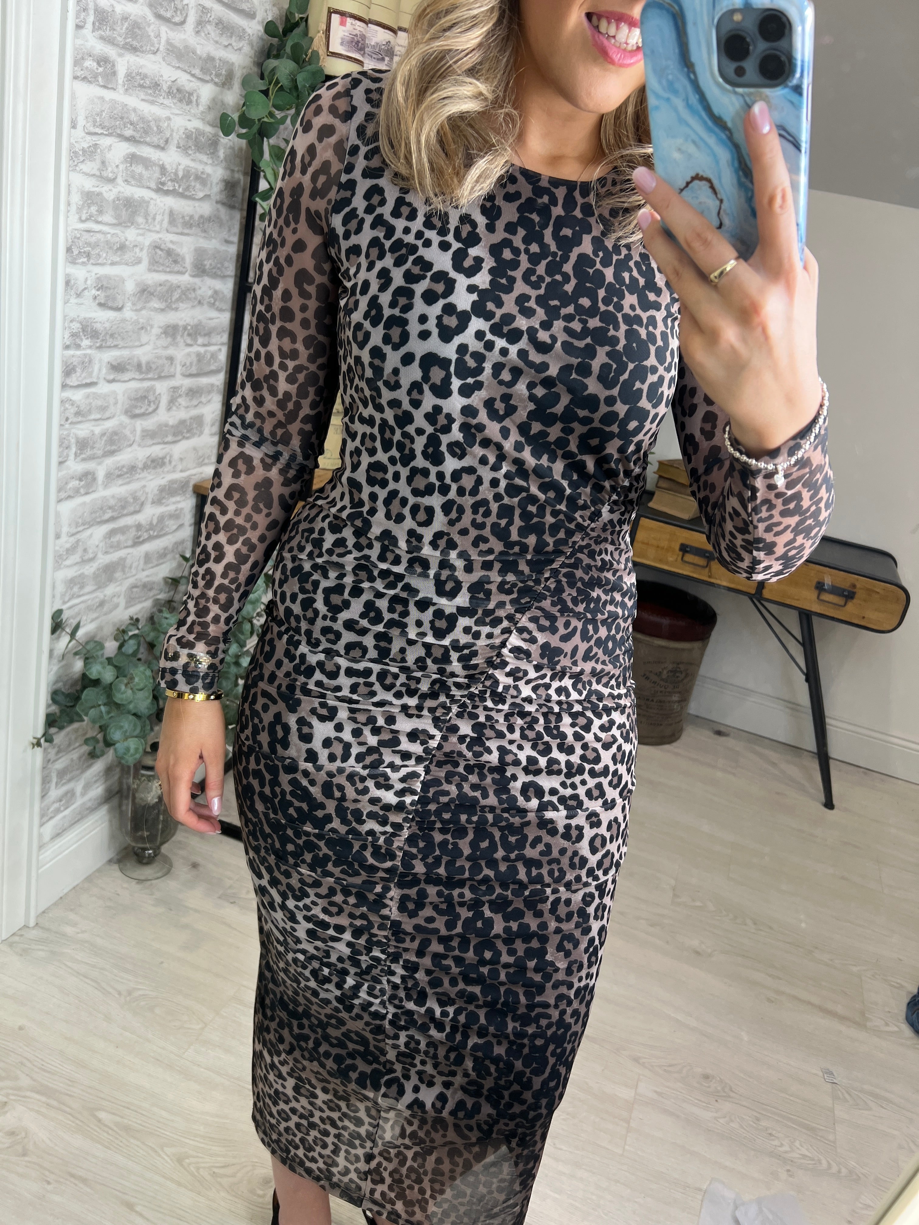 Culture Melida Dress In leopard