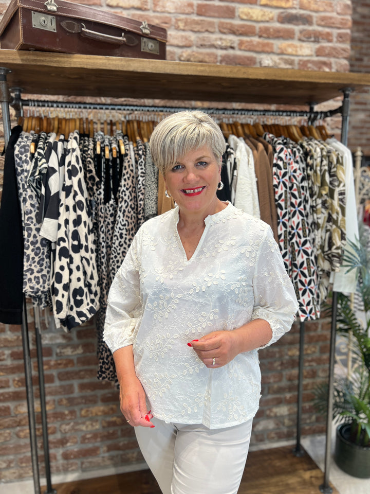 Culture Cunedia Blouse In Whitecap