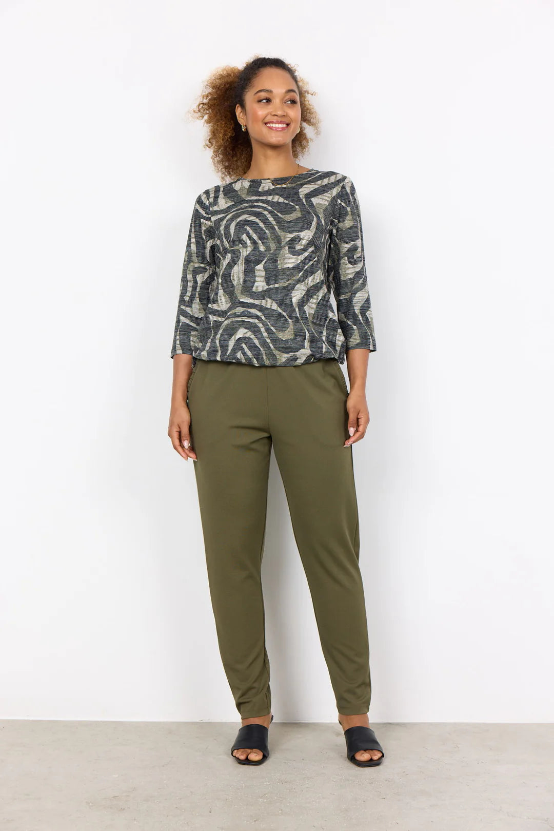 Soya Concept Galina Top In Olive