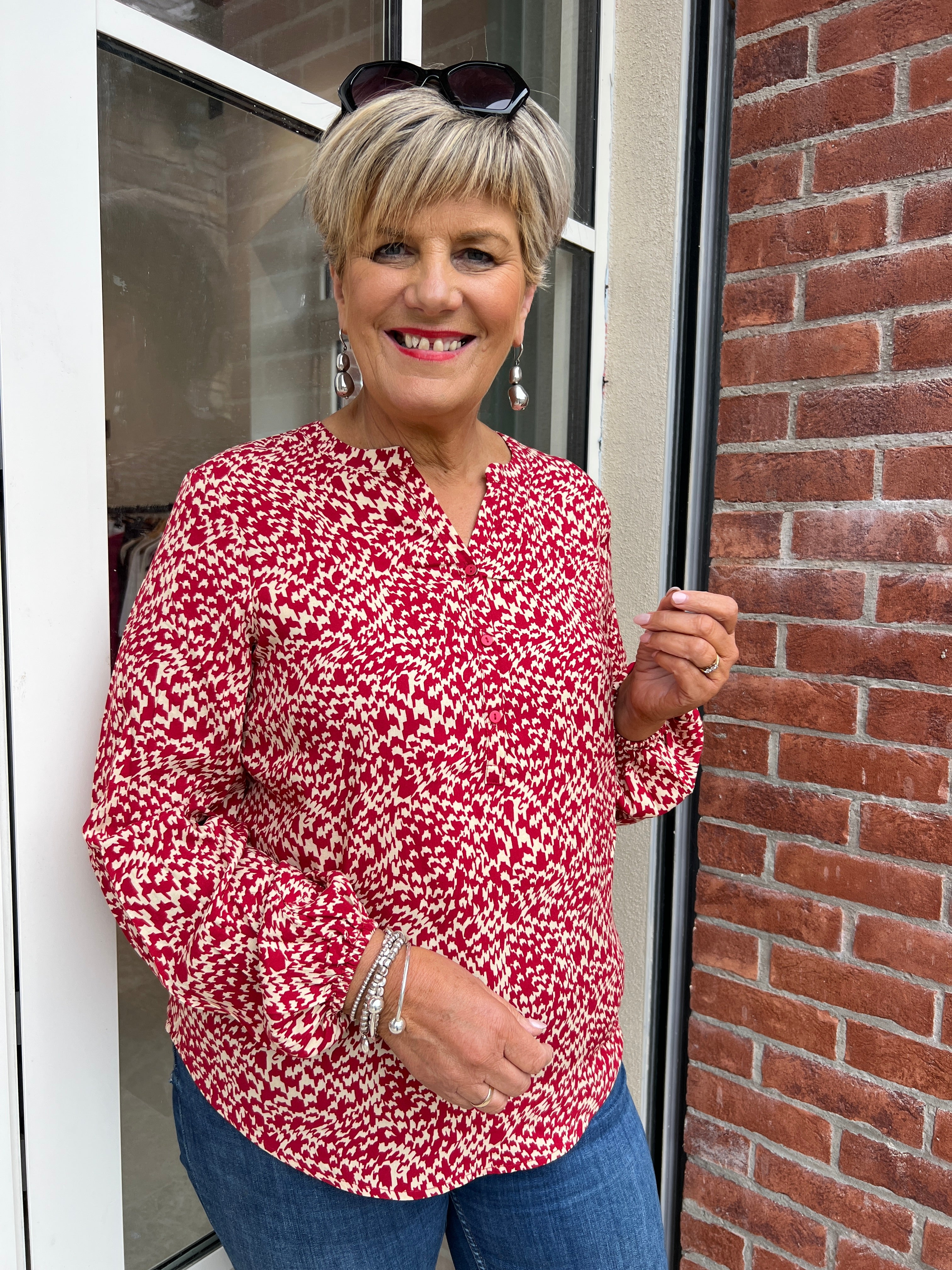 Soya Concept Van Blouse In Red