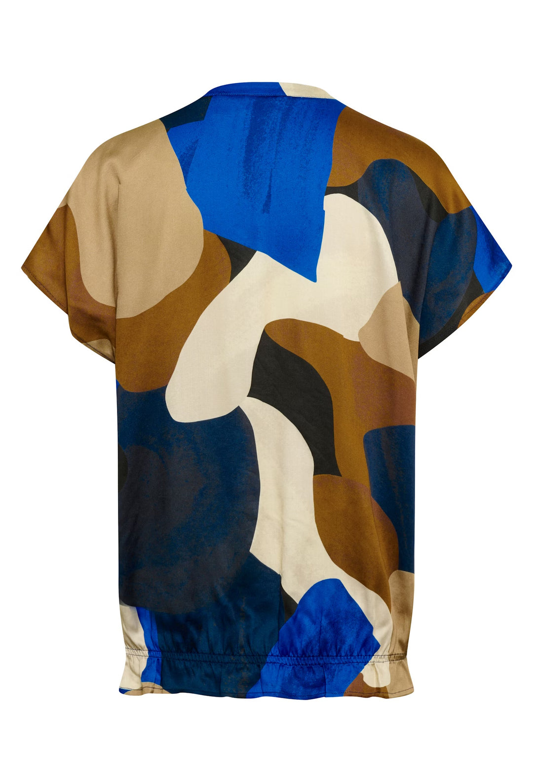 Culture Cudana Blouse In Blue & Brown