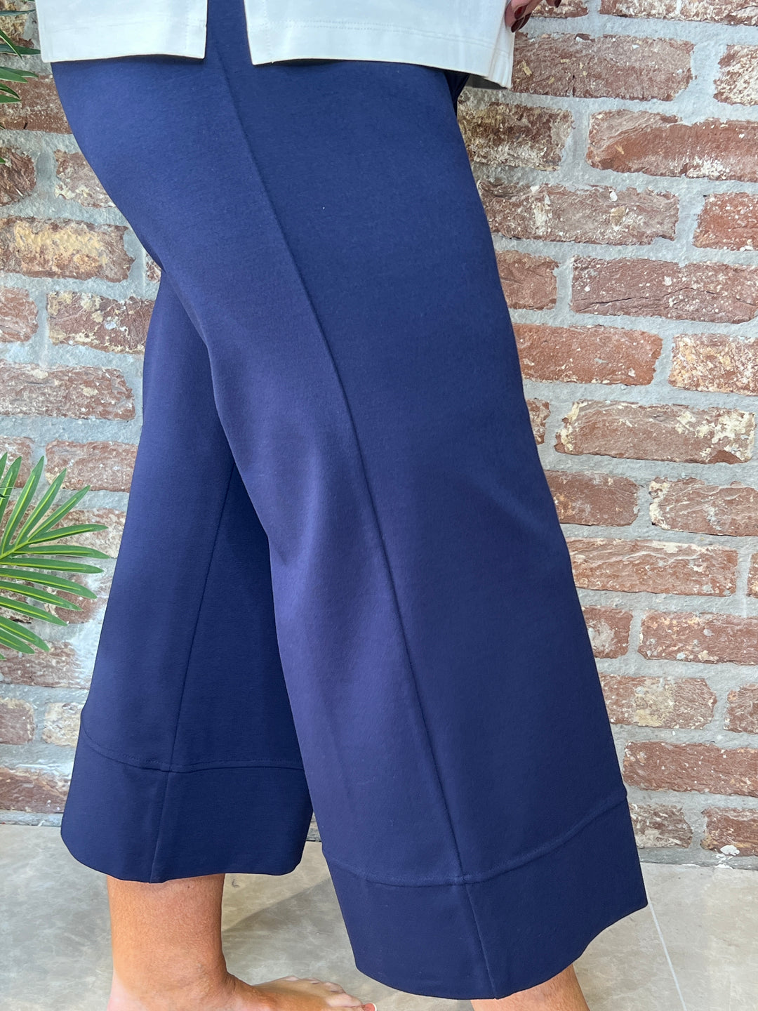 Peruzzi deep cuff Trouser In Navy