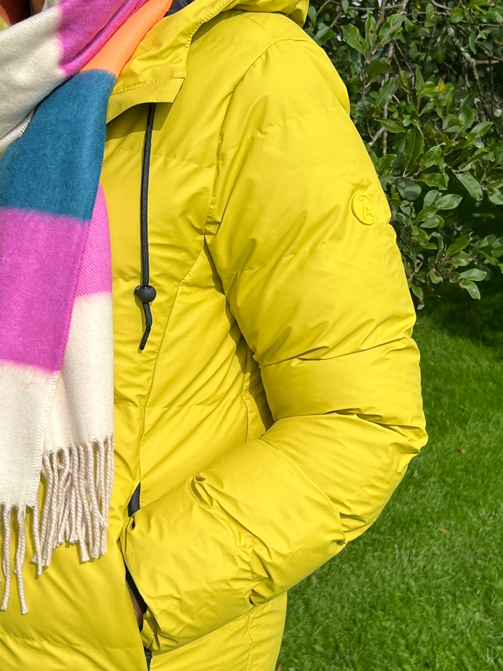 Tanta Puddle Puffa raincoat in Cress Green