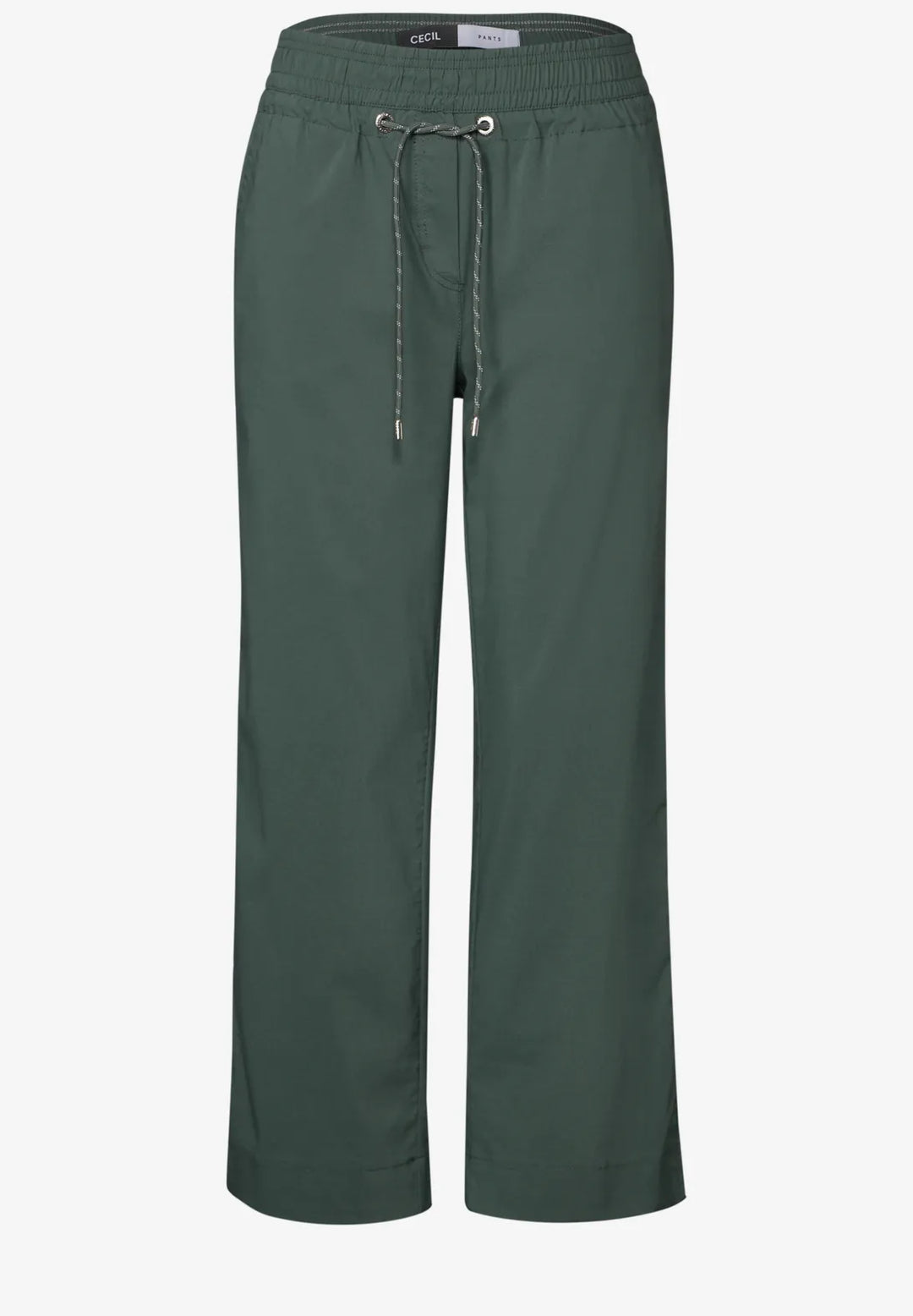 Cecil Neele Wide Leg Trousers In Khaki
