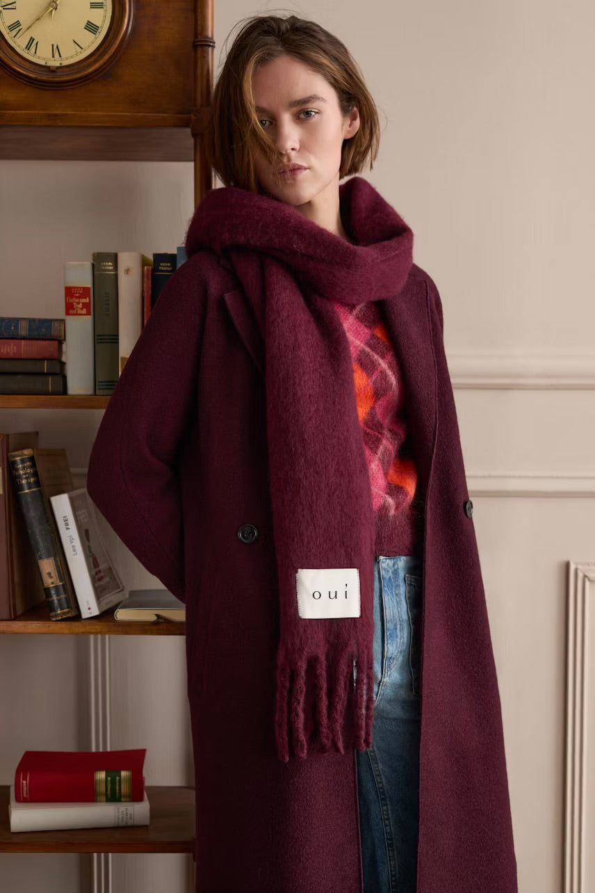 Scarf in Bramble berry
