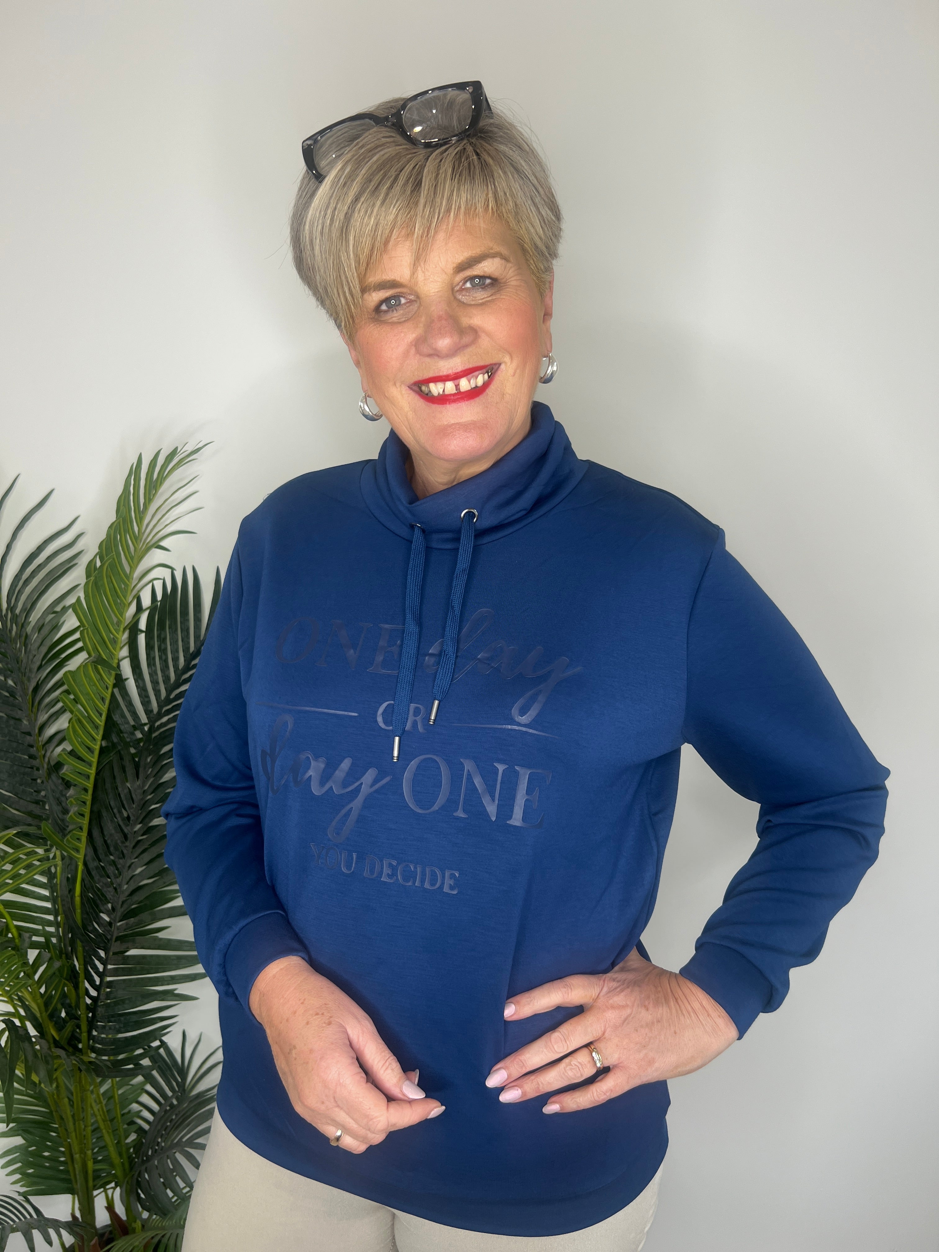 Soya Concept Banu Sweatshirt In Dark Blue
