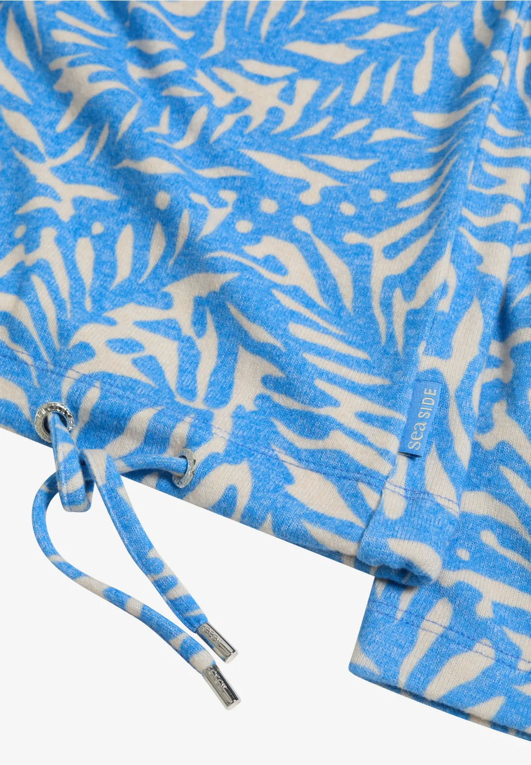 Cecil Two Tone Sweatshirt In Fountain Blue