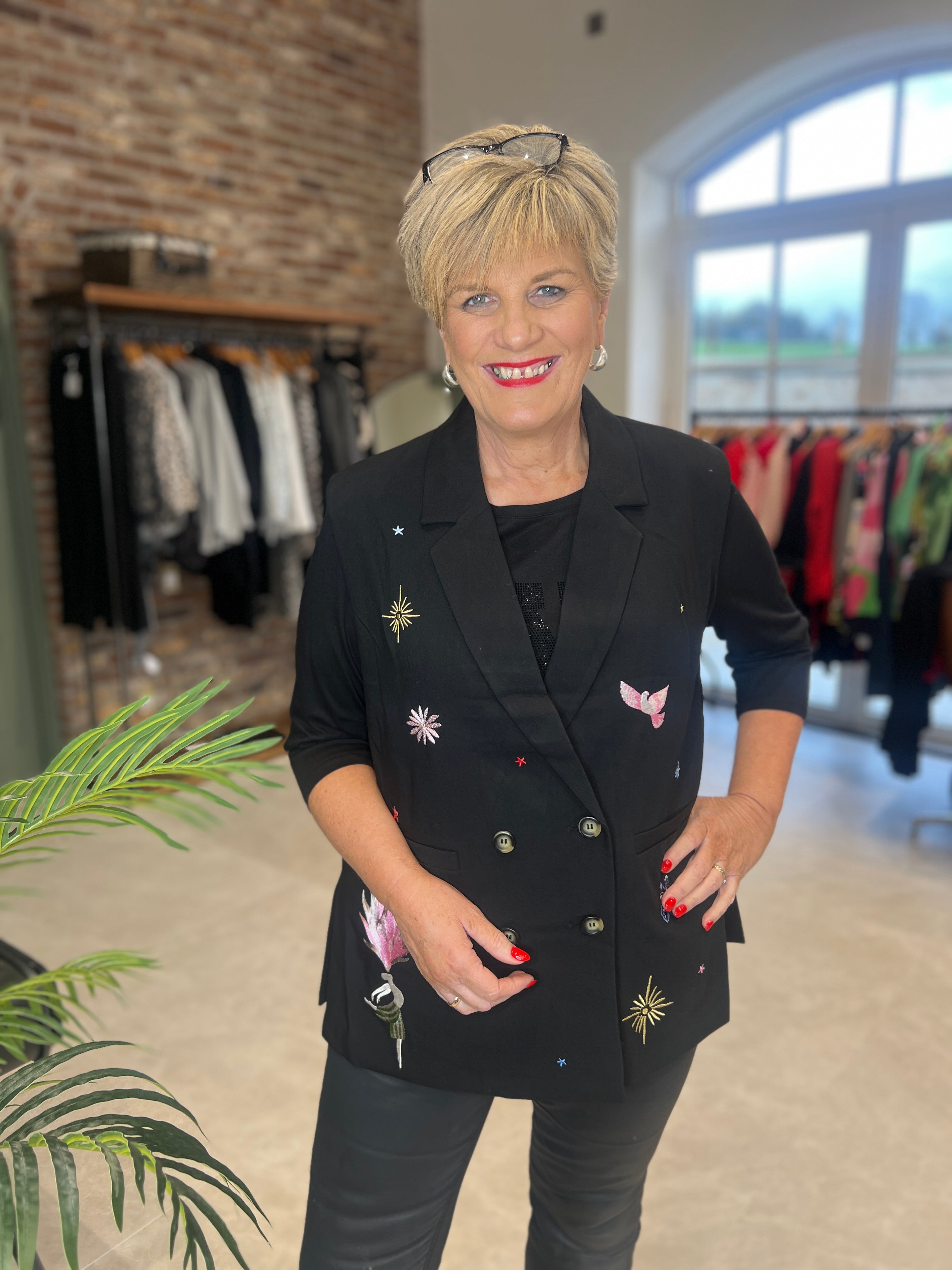 Nümph Nualmut Long Vest In Caviar