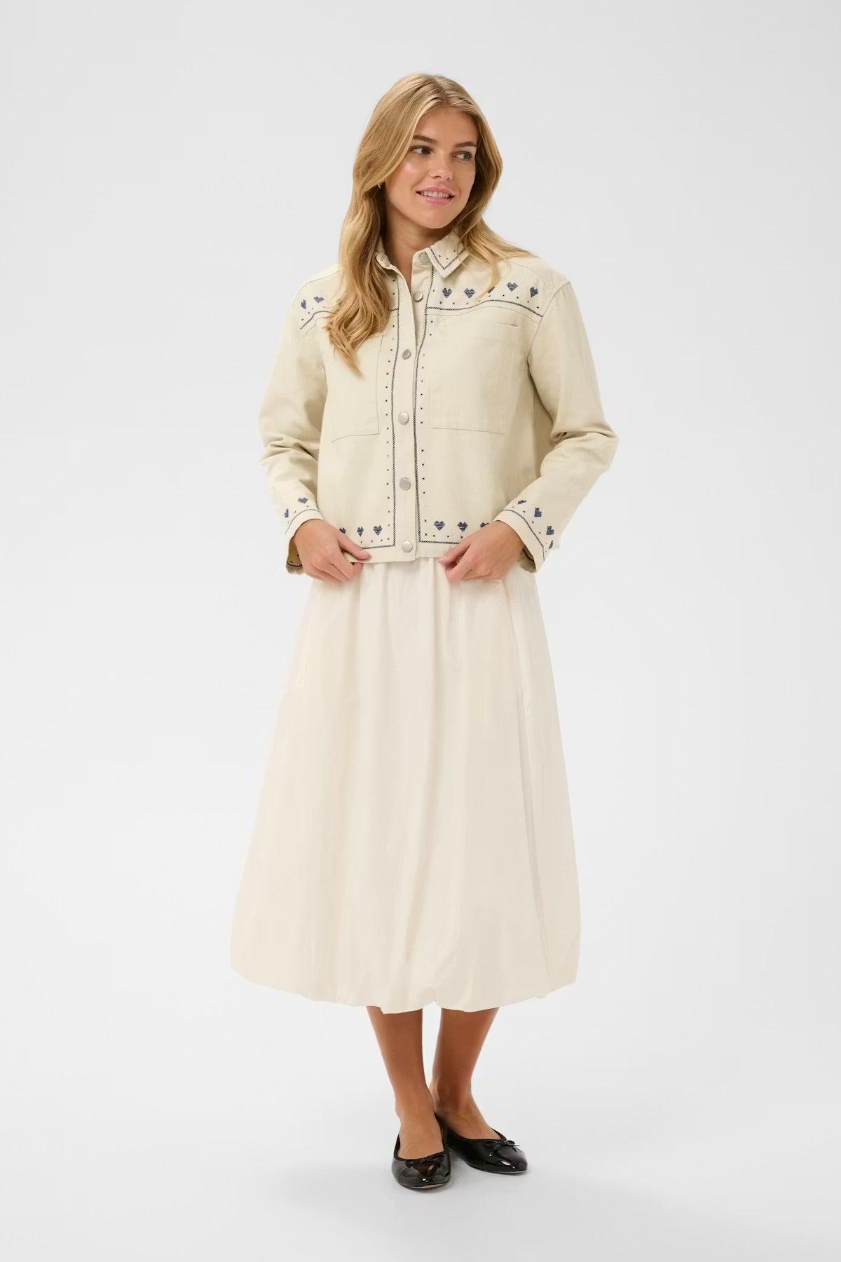 Saint Tropez Jacket in Turtledove White